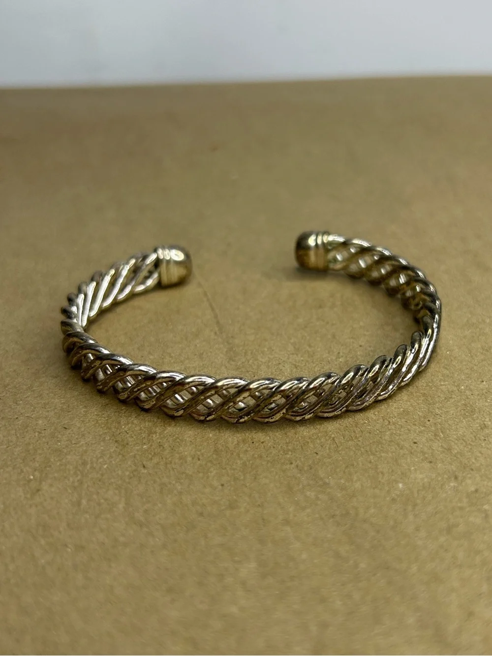 Sterling Silver Braided Cuff Bracelet